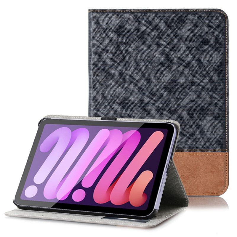 Capa Para iPad Mini 6 (2021) Bicolor Texturizado