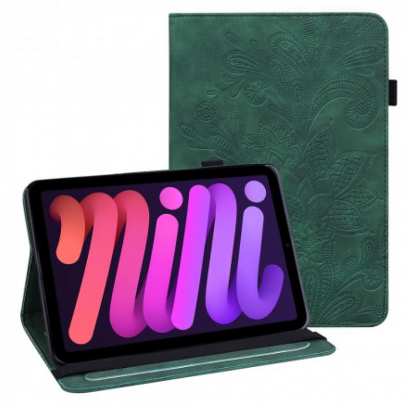 Capa Para iPad Mini 6 (2021) Desenho De Flor