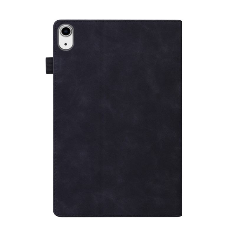 Capa Para iPad Mini 6 (2021) Efeito De Couro Bicolor