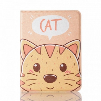 Capa Para iPad Mini 6 (2021) Gato De Desenho Animado