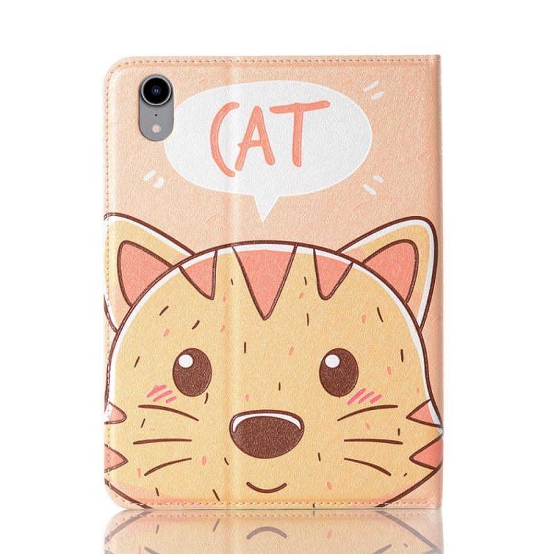 Capa Para iPad Mini 6 (2021) Gato De Desenho Animado