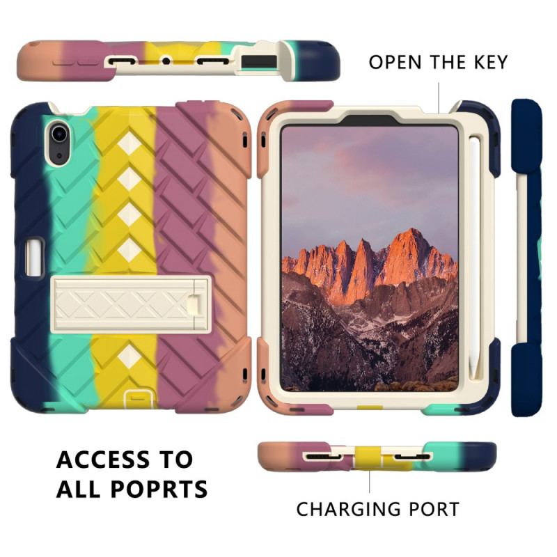 Capa Para iPad Mini 6 (2021) Super Resistente Com Suporte De Cor E Alça De Ombro