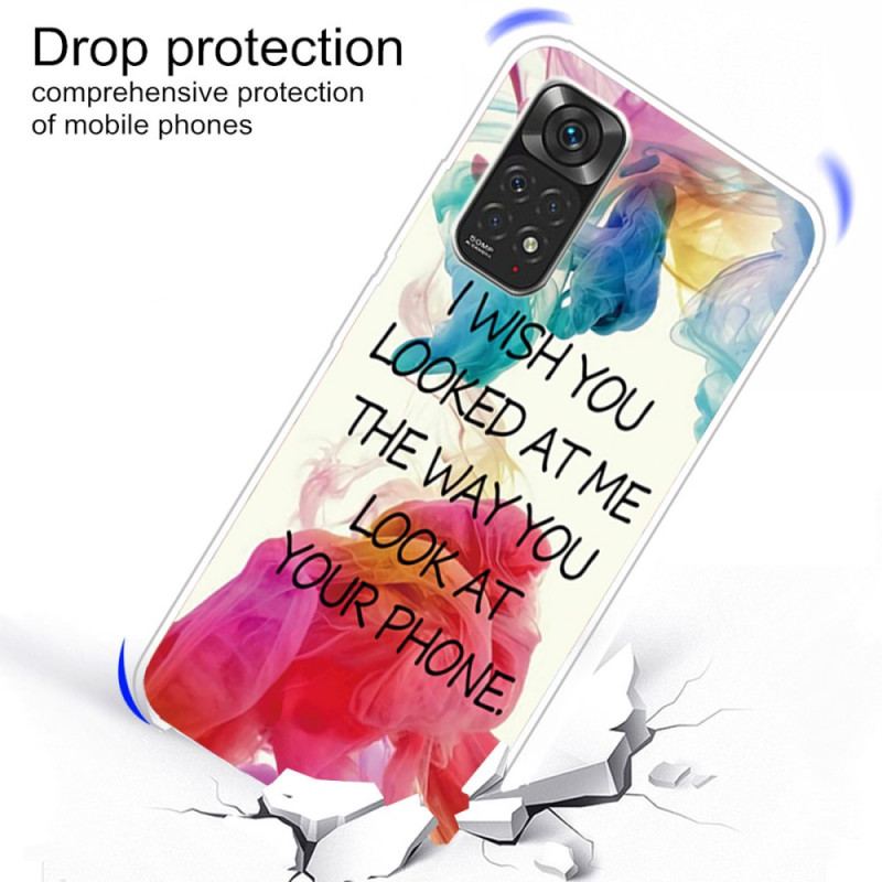 Capa De Celular Para Xiaomi Redmi Note 11 Pro / 11 Pro 5G Eu Queria Que Você Olhasse Para Mim