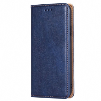 Capa De Celular Para Xiaomi Redmi Note 11 Pro / 11 Pro 5G Flip Costura De Couro Falso