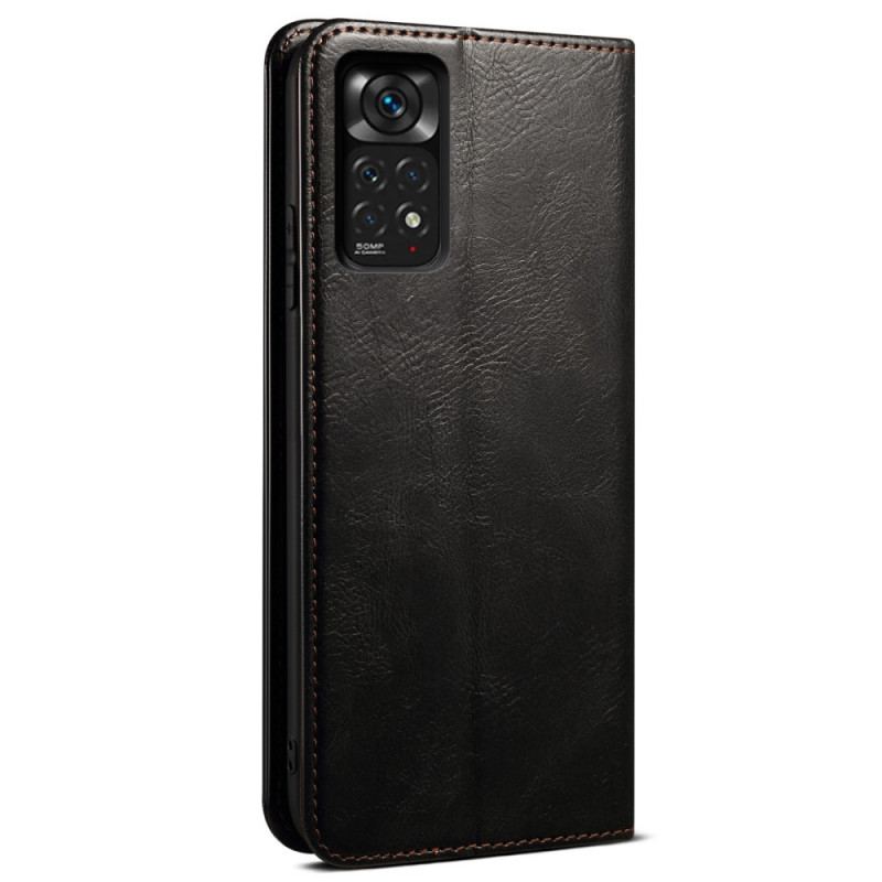 Capa De Celular Para Xiaomi Redmi Note 11 Pro / 11 Pro 5G Flip Couro Sintético Encerado