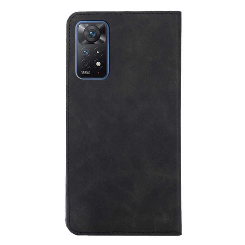 Capa De Celular Para Xiaomi Redmi Note 11 Pro / 11 Pro 5G Flip Design De Toque De Pele