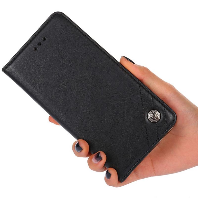 Capa De Celular Para Xiaomi Redmi Note 11 Pro / 11 Pro 5G Flip Estilo Rebite De Couro