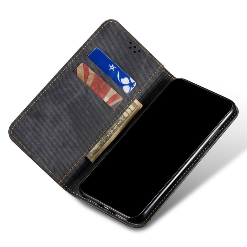 Capa De Celular Para Xiaomi Redmi Note 11 Pro / 11 Pro 5G Flip Tecido Jeans