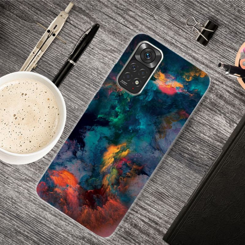 Capa De Celular Para Xiaomi Redmi Note 11 Pro / 11 Pro 5G Nuvens Coloridas