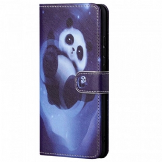 Capa De Couro Para Xiaomi Redmi Note 11 Pro / 11 Pro 5G Espaço Panda