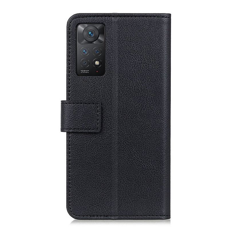 Capa De Couro Para Xiaomi Redmi Note 11 Pro / 11 Pro 5G Estilo Clássico De Couro