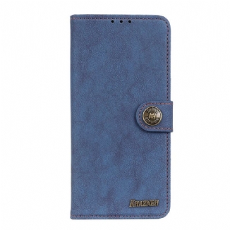 Capa De Couro Para Xiaomi Redmi Note 11 Pro / 11 Pro 5G Khazneh Retrô Split Couro Sintético