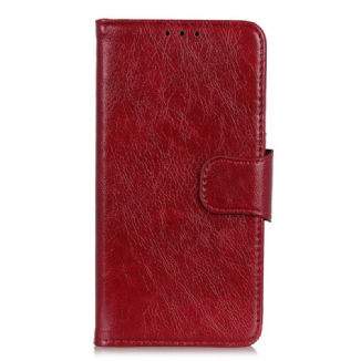 Capa De Couro Para Xiaomi Redmi Note 11 Pro / 11 Pro 5G Couro Napa Rachado