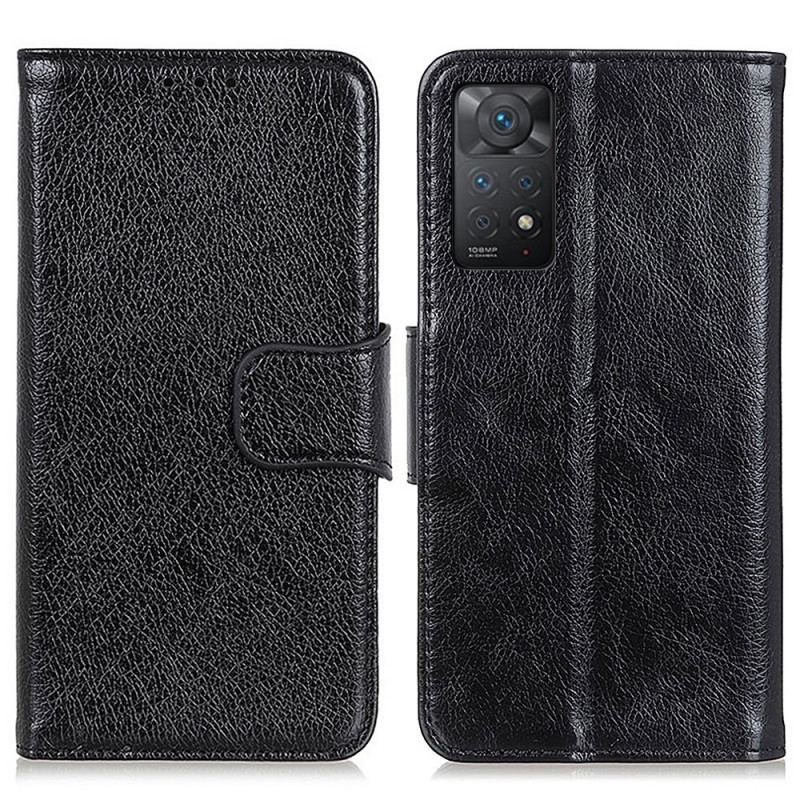 Capa De Couro Para Xiaomi Redmi Note 11 Pro / 11 Pro 5G Couro Napa Rachado