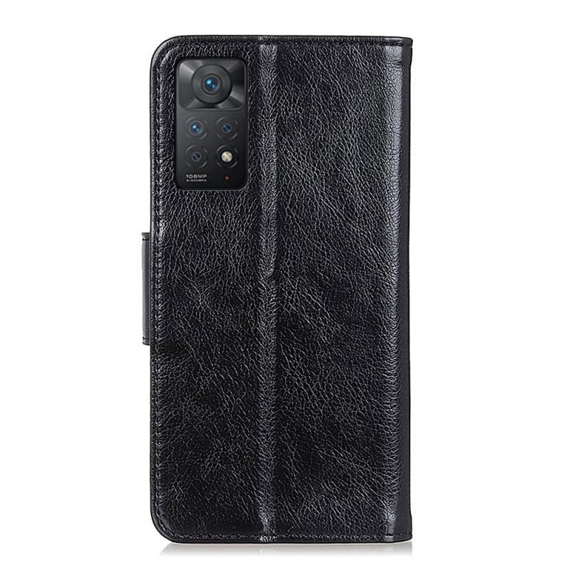 Capa De Couro Para Xiaomi Redmi Note 11 Pro / 11 Pro 5G Couro Napa Rachado