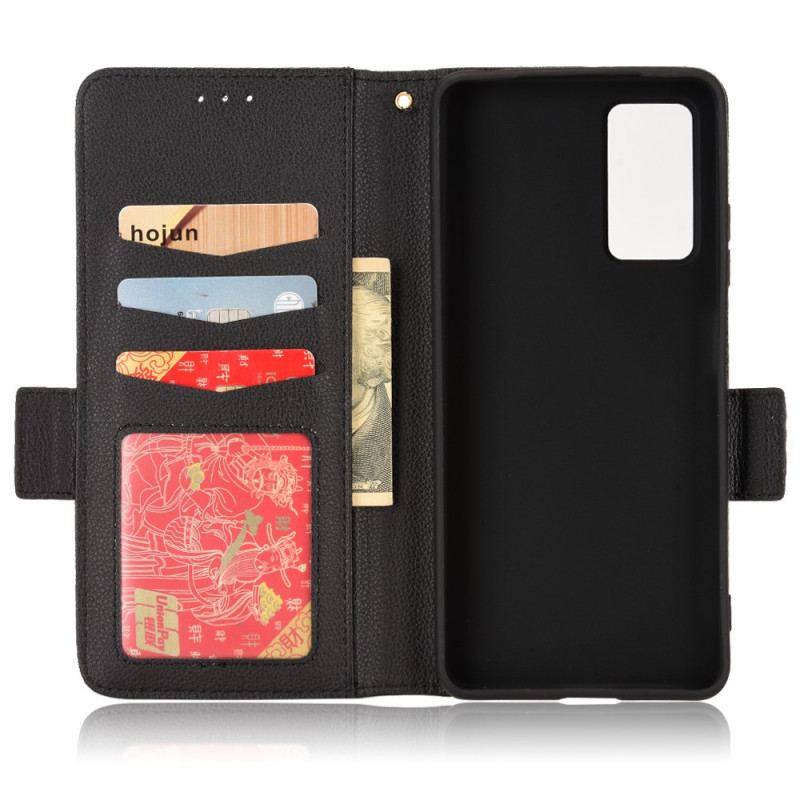 Capa Em Pele Para Xiaomi Redmi Note 11 Pro / 11 Pro 5G Couro Sintético De Lichia