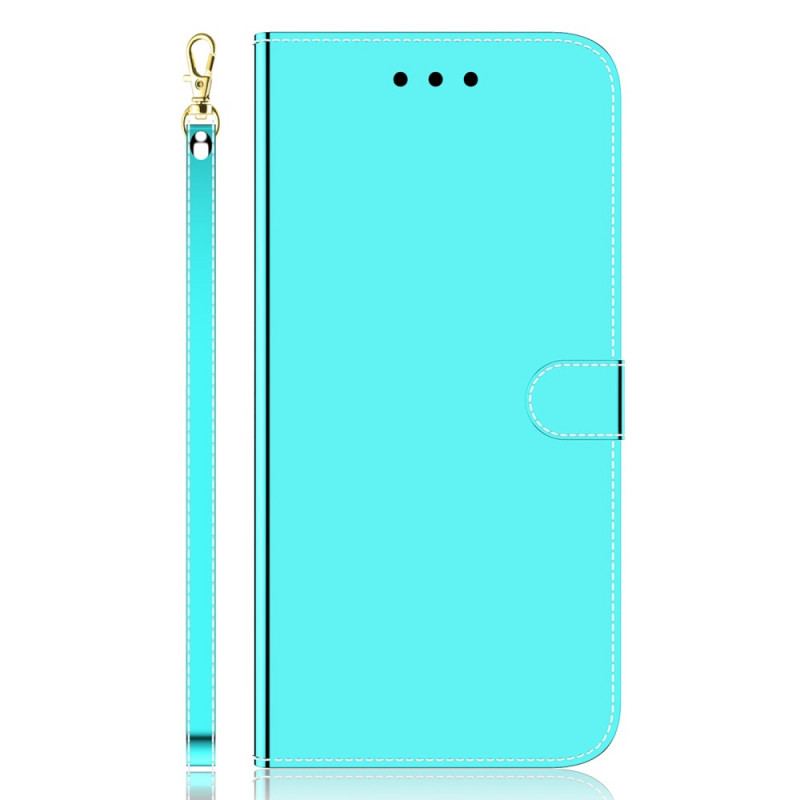 Capa Flip Para Xiaomi Redmi Note 11 Pro / 11 Pro 5G Capa De Espelho De Couro Sintético