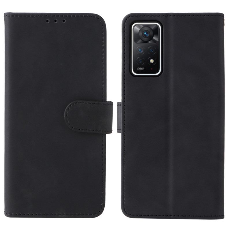 Capa Flip Para Xiaomi Redmi Note 11 Pro / 11 Pro 5G Estilo Alta Costura De Couro