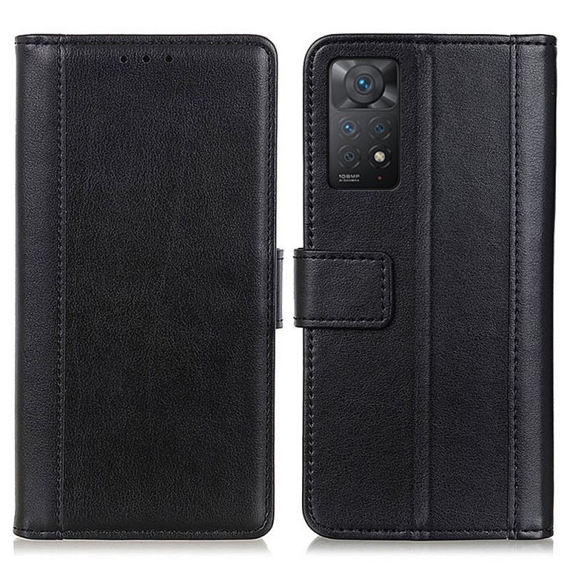 Capa Flip Para Xiaomi Redmi Note 11 Pro / 11 Pro 5G Estilo De Couro