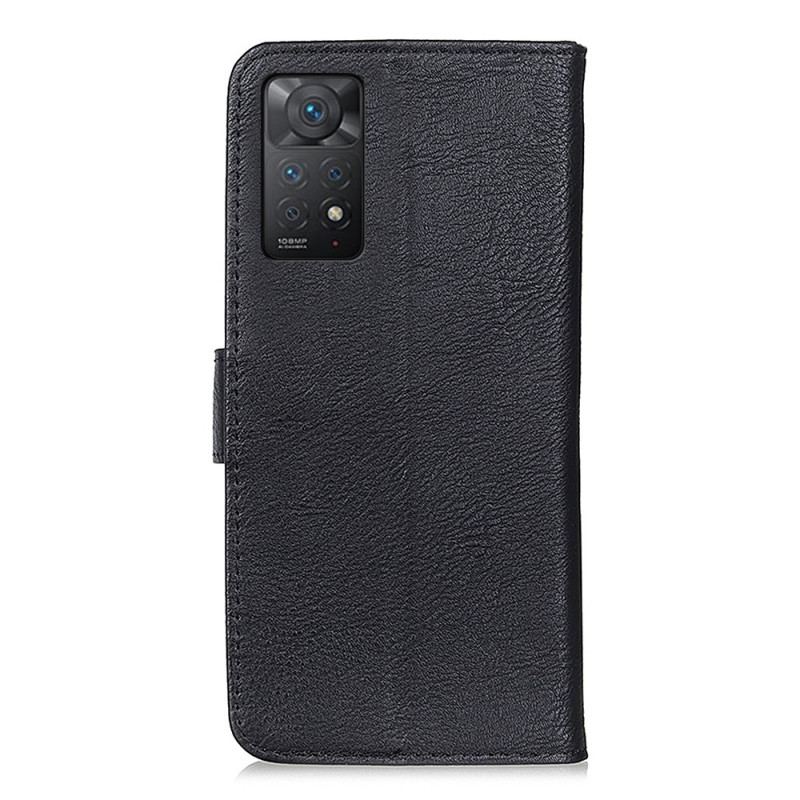 Capa Flip Para Xiaomi Redmi Note 11 Pro / 11 Pro 5G Imitação De Couro Khazneh