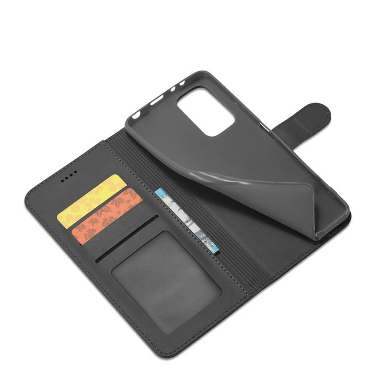 Capa Flip Para Xiaomi Redmi Note 11 Pro / 11 Pro 5G Lc.imeeke Efeito Couro