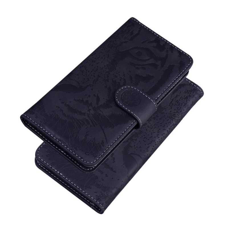 Capa Flip Para Xiaomi Redmi Note 11 Pro / 11 Pro 5G Pegada De Tigre