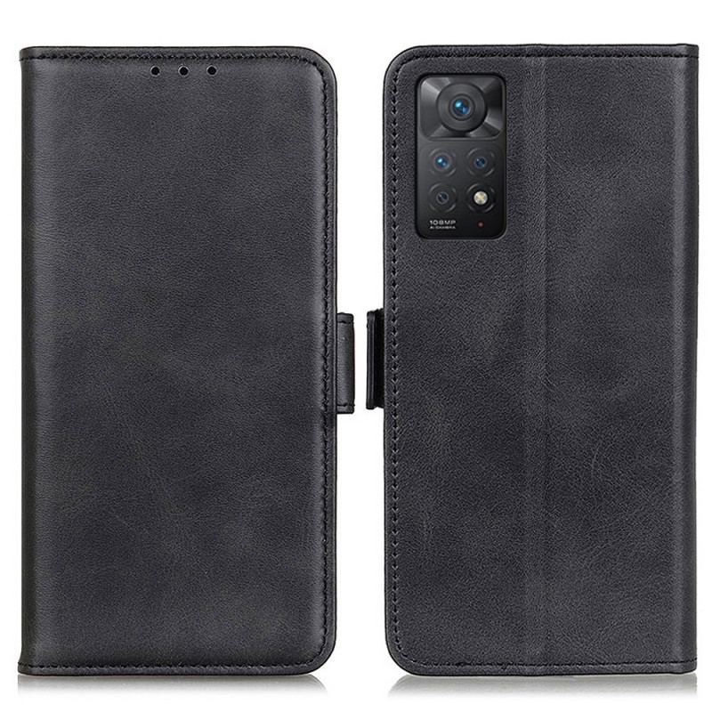 Capa Folio Para Xiaomi Redmi Note 11 Pro / 11 Pro 5G Flip Aba Dupla