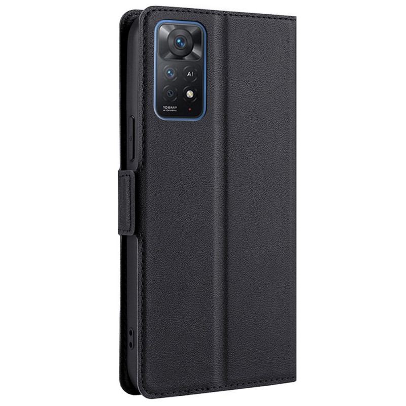 Capa Folio Para Xiaomi Redmi Note 11 Pro / 11 Pro 5G Flip Aba Dupla Novas Cores