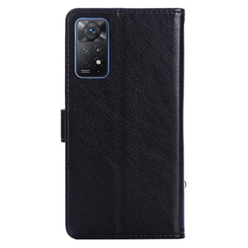 Capa Folio Para Xiaomi Redmi Note 11 Pro / 11 Pro 5G Porta-moedas Frontal E Cordão