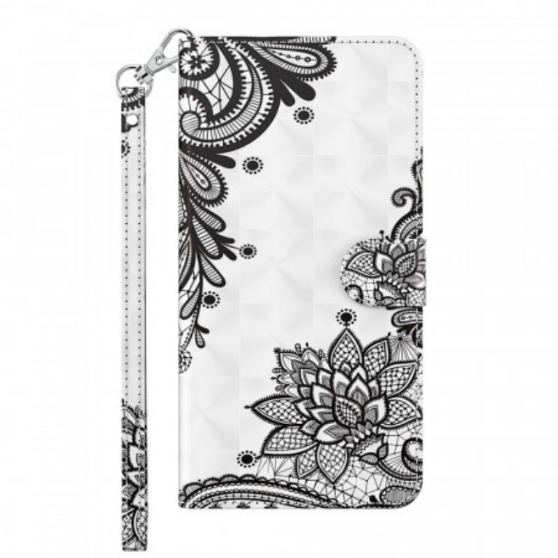 Capa Folio Para Xiaomi Redmi Note 11 Pro / 11 Pro 5G Renda Chique