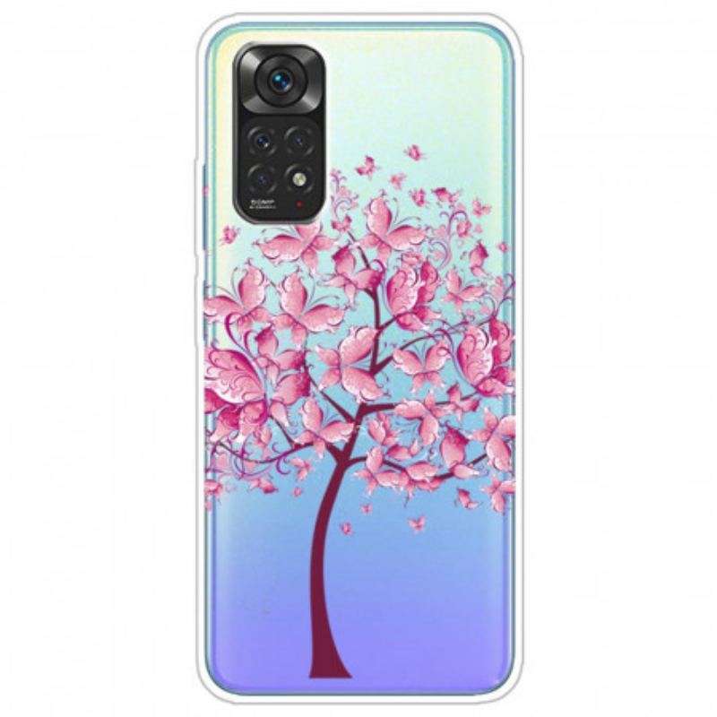 Capa Para Xiaomi Redmi Note 11 Pro / 11 Pro 5G Árvore Cor-de-rosa