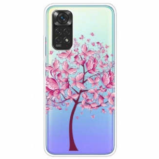 Capa Para Xiaomi Redmi Note 11 Pro / 11 Pro 5G Árvore Cor-de-rosa