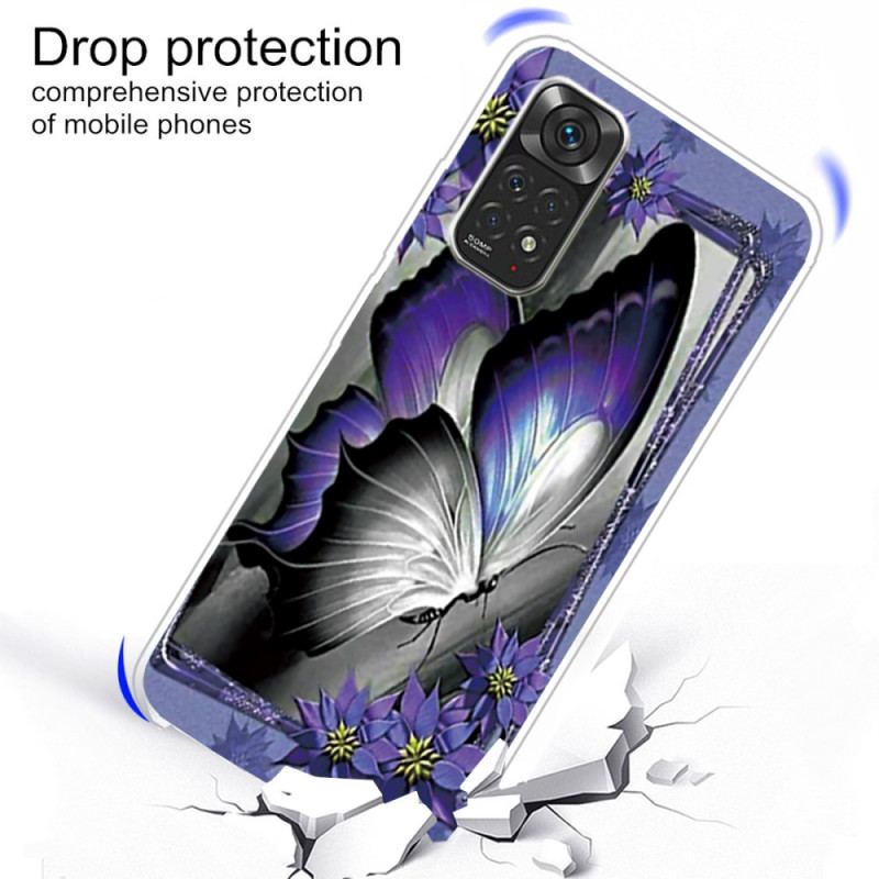 Capa Para Xiaomi Redmi Note 11 Pro / 11 Pro 5G Borboleta Real