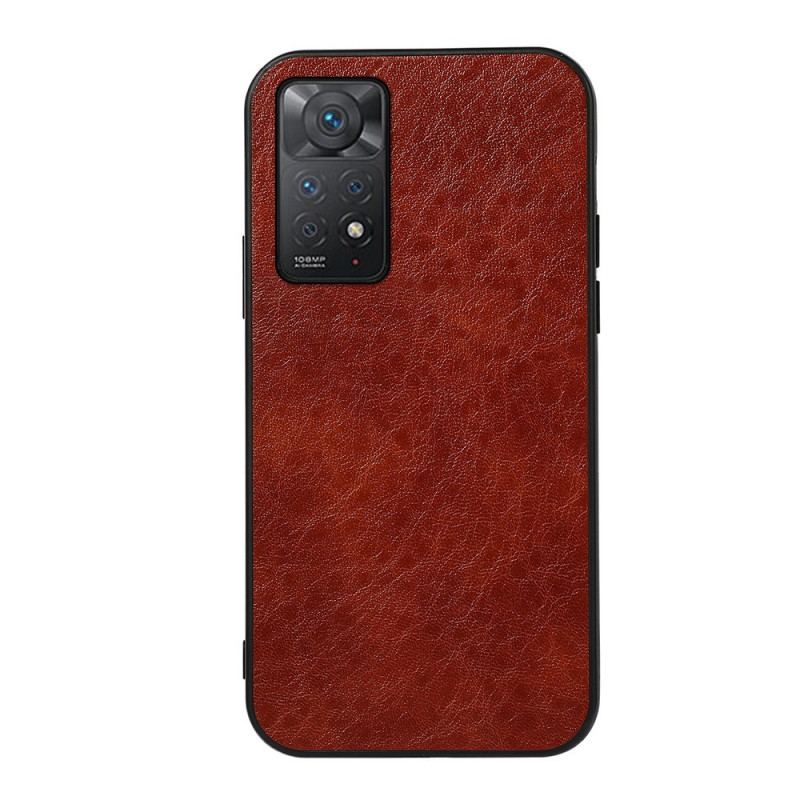 Capa Para Xiaomi Redmi Note 11 Pro / 11 Pro 5G Couro Sintético Texturizado