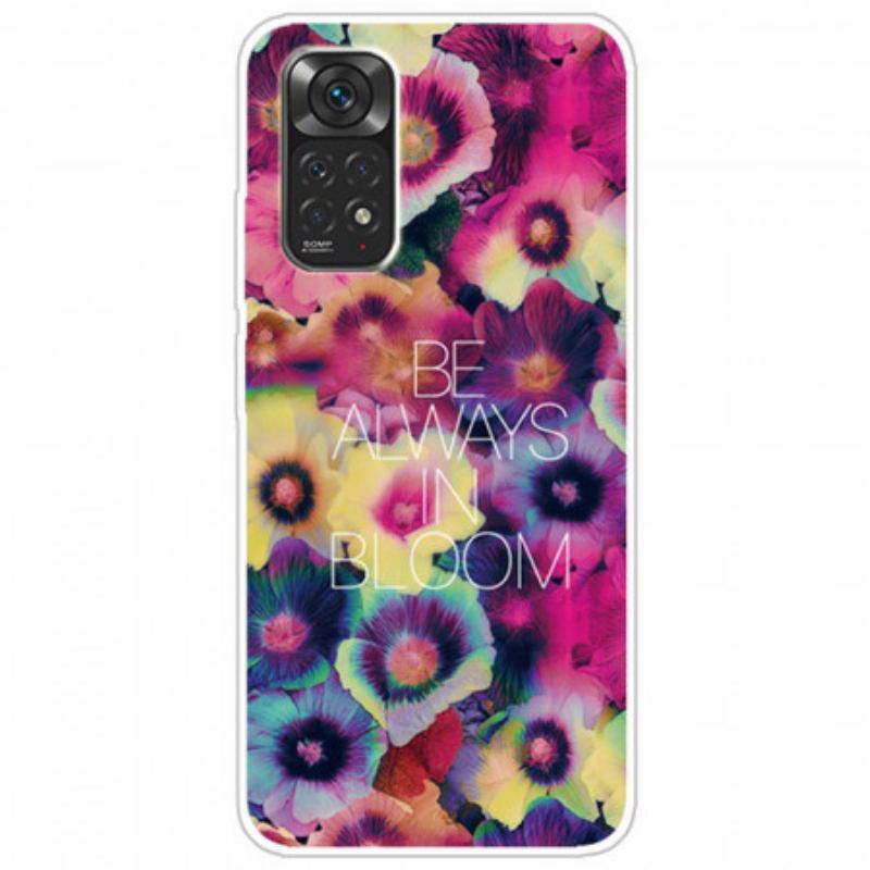 Capa Para Xiaomi Redmi Note 11 Pro / 11 Pro 5G Esteja Sempre Em Flor