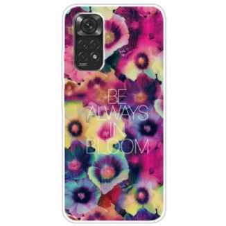 Capa Para Xiaomi Redmi Note 11 Pro / 11 Pro 5G Esteja Sempre Em Flor