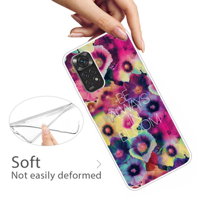 Capa Para Xiaomi Redmi Note 11 Pro / 11 Pro 5G Esteja Sempre Em Flor