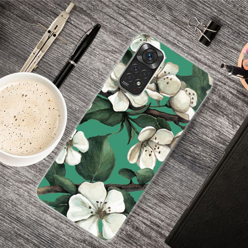 Capa Para Xiaomi Redmi Note 11 Pro / 11 Pro 5G Flores Brancas