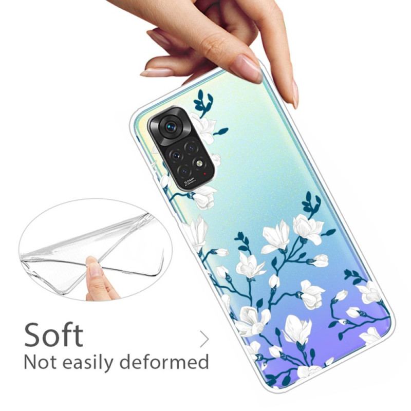 Capa Para Xiaomi Redmi Note 11 Pro / 11 Pro 5G Flores Brancas