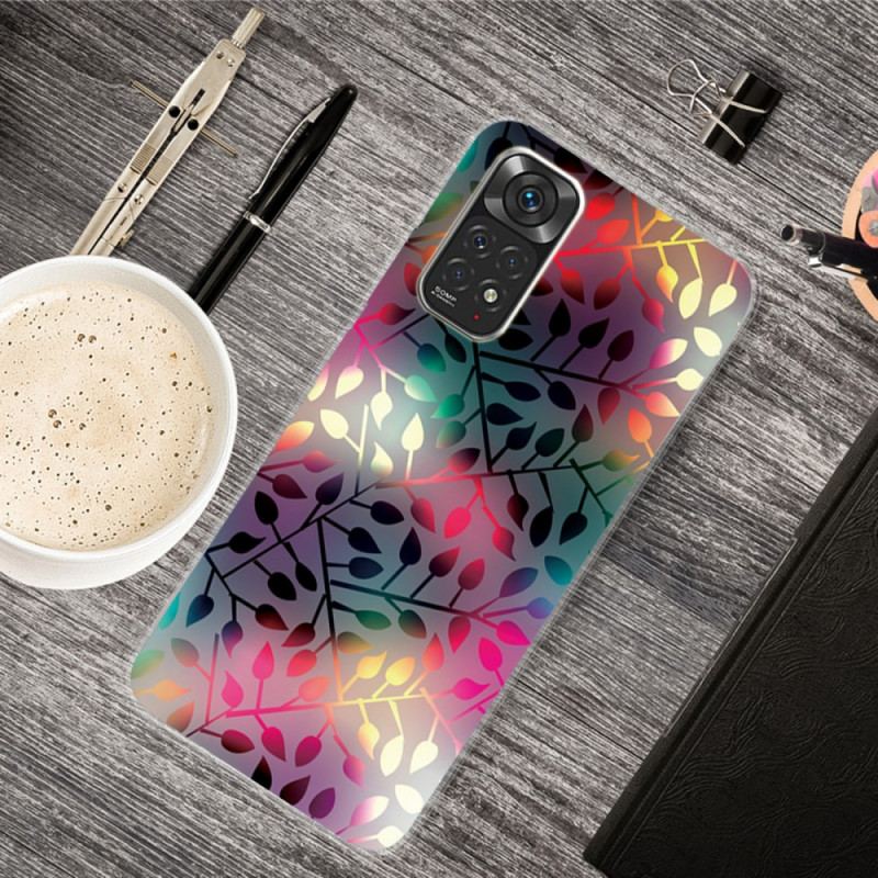 Capa Para Xiaomi Redmi Note 11 Pro / 11 Pro 5G Folhas