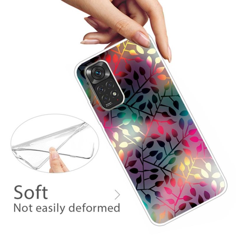 Capa Para Xiaomi Redmi Note 11 Pro / 11 Pro 5G Folhas