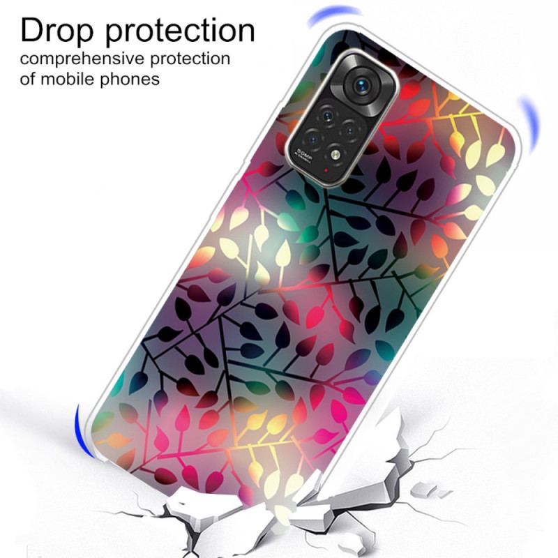 Capa Para Xiaomi Redmi Note 11 Pro / 11 Pro 5G Folhas