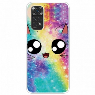 Capa Para Xiaomi Redmi Note 11 Pro / 11 Pro 5G Gato De Desenho Animado