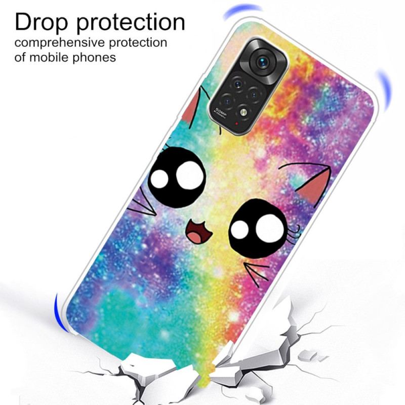 Capa Para Xiaomi Redmi Note 11 Pro / 11 Pro 5G Gato De Desenho Animado