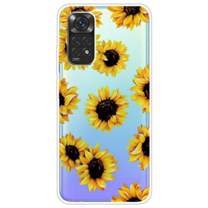 Capa Para Xiaomi Redmi Note 11 Pro / 11 Pro 5G Girassóis