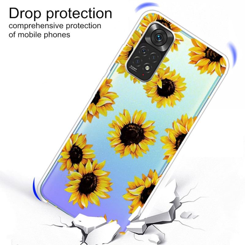 Capa Para Xiaomi Redmi Note 11 Pro / 11 Pro 5G Girassóis