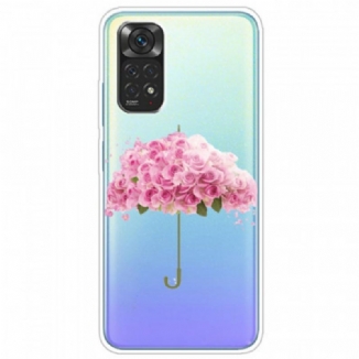 Capa Para Xiaomi Redmi Note 11 Pro / 11 Pro 5G Guarda-chuva Em Rosas