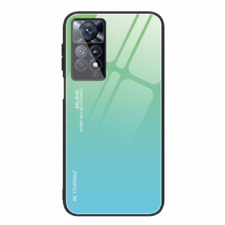 Capa Para Xiaomi Redmi Note 11 Pro / 11 Pro 5G Vidro Temperado Seja Você Mesmo