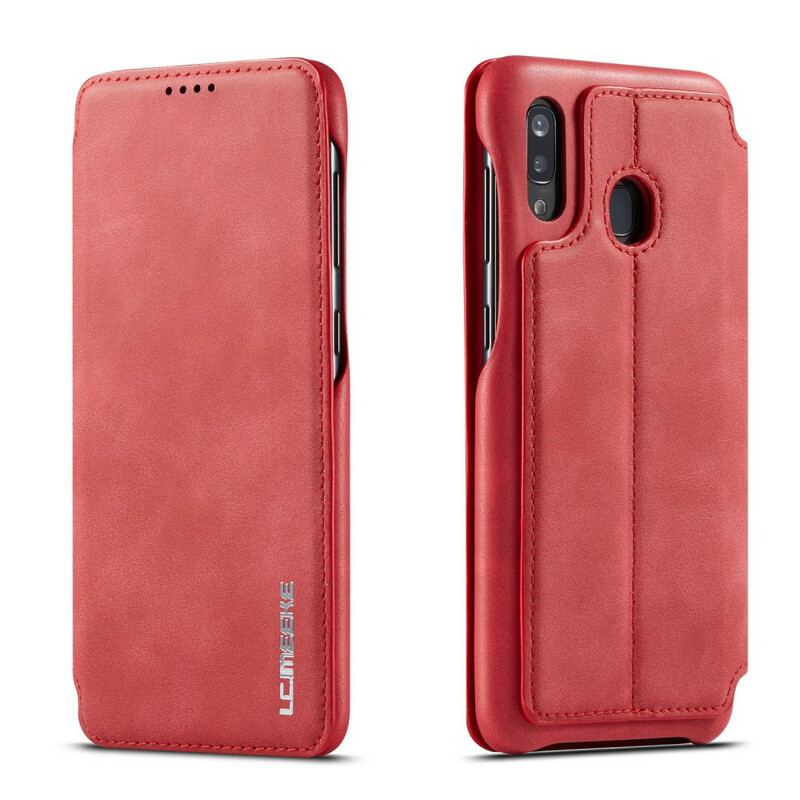 Capa De Celular Para Samsung Galaxy A30 Flip Lc.imeeke Efeito Couro