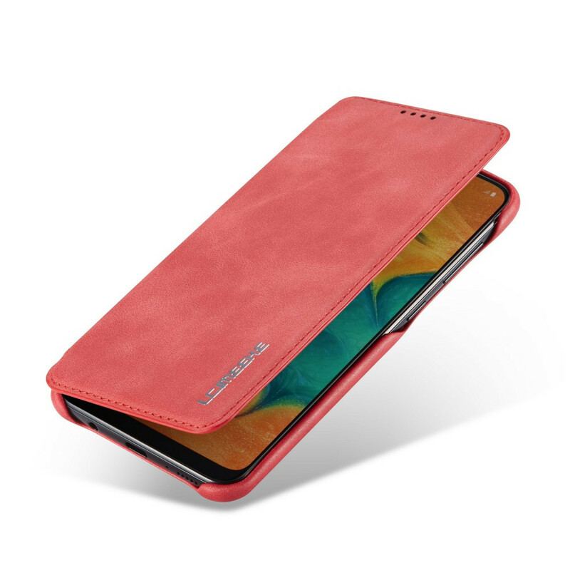 Capa De Celular Para Samsung Galaxy A30 Flip Lc.imeeke Efeito Couro